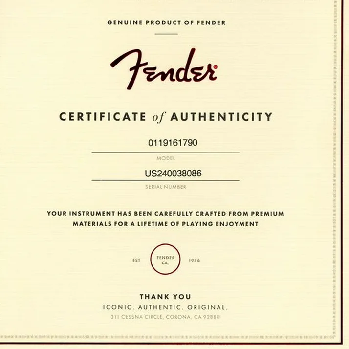 Fender Am Ultra II Strat LH EB TXT