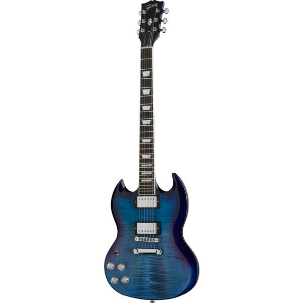 Test Gibson SG Modern BBF LH: avis sur la guitare gaucher Bleu