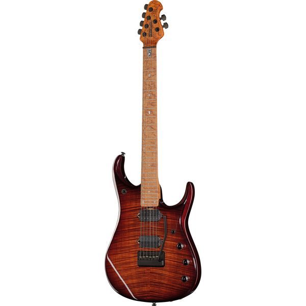 Test de la guitare Music Man Petrucci JP15 Waves FT ambre