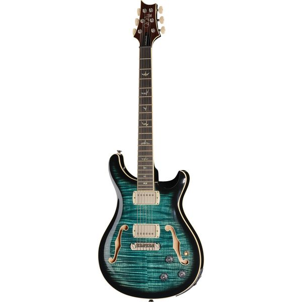 Test PRS SE Hollowbody II Piezo PBSB: avis complet et technique