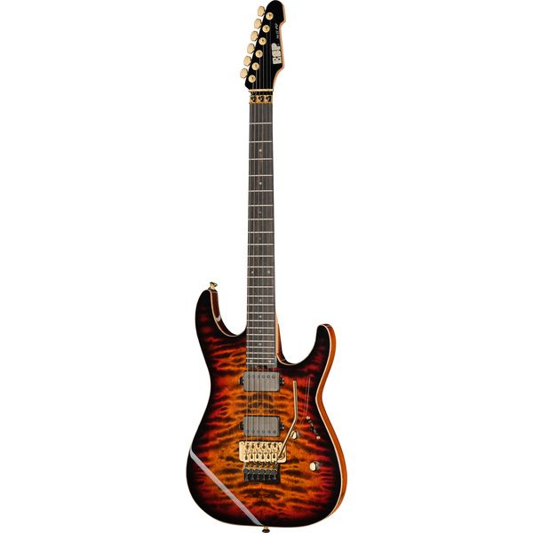 Test de la guitare ESP M-II FR QM TESB GH EMG: essai technique complet