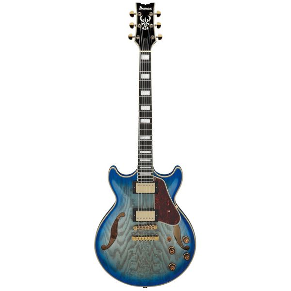 Test Ibanez AM93QA-JBB: essai technique de la guitare semi-hollow