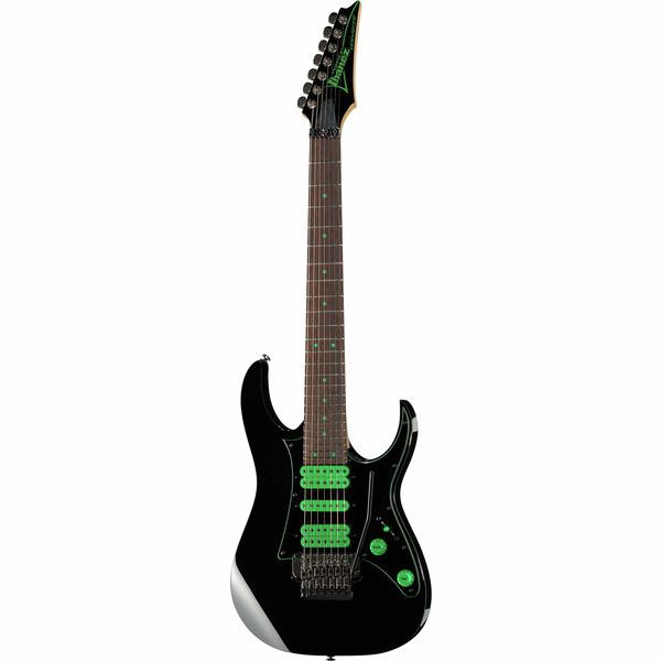 Test Ibanez UV70P-BK: avis complet sur la 7 cordes signature Steve Vai