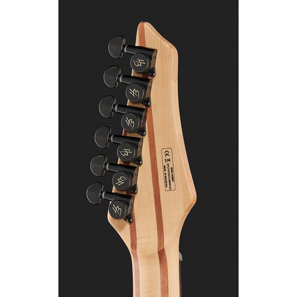 Harley Benton Amarok-6 BKRD Quilted