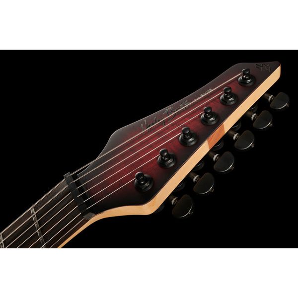 Harley Benton Amarok-6 BKRD Quilted