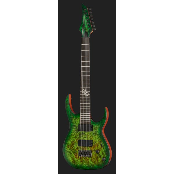 Solar Guitars s1 7ahlb Lime