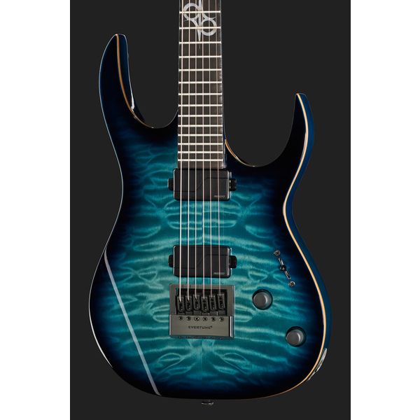 Solar Guitars s1 6aqob Quilted Br