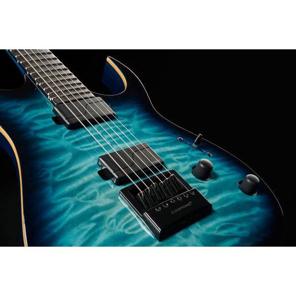 Solar Guitars s1 6aqob Quilted Br
