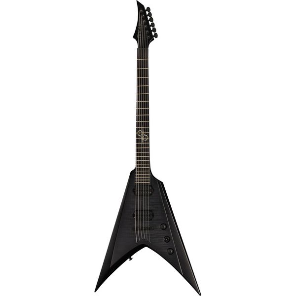 Solar Guitars v2 6fbb Baritone Flame