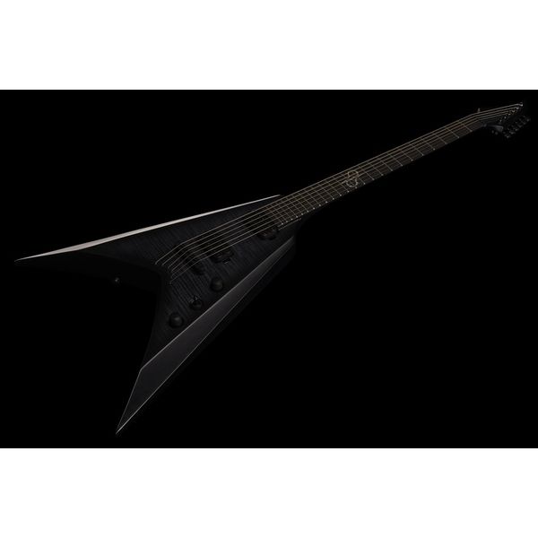 Solar Guitars v2 6fbb Baritone Flame