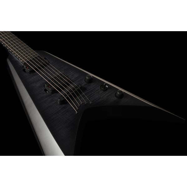 Solar Guitars v2 6fbb Baritone Flame