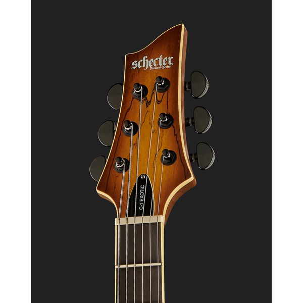 Schecter C-1 Exotic Spalted Maple SNVB