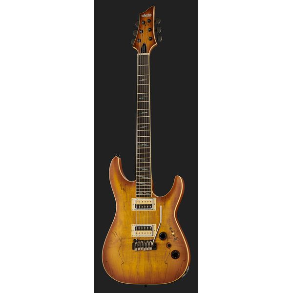 Schecter C-1 Exotic Spalted Maple SNVB