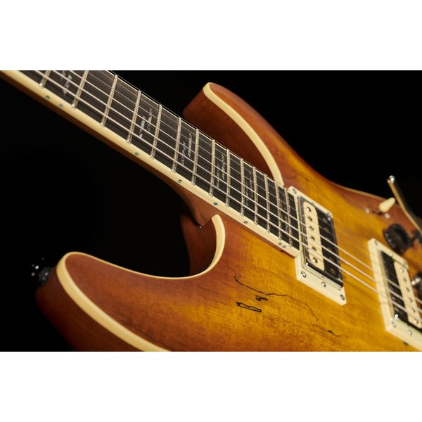 Schecter C-1 Exotic Spalted Maple SNVB