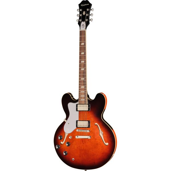 Test de l'Epiphone Bonehead Riviera DTSB LH, guitare gaucher jazz