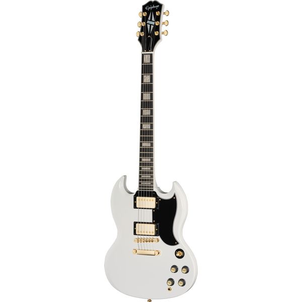Test Epiphone SG Custom AW: avis complet de la guitare blanche en acajou