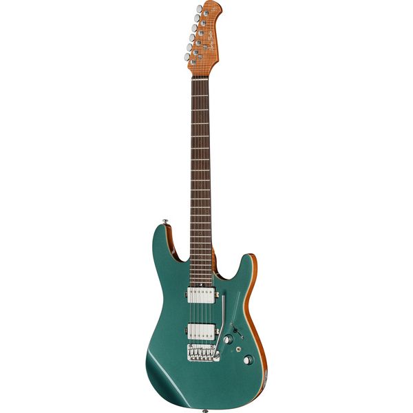 Test Harley Benton Fusion-IV HH RW JM: guitare électrique polyvalente Jade