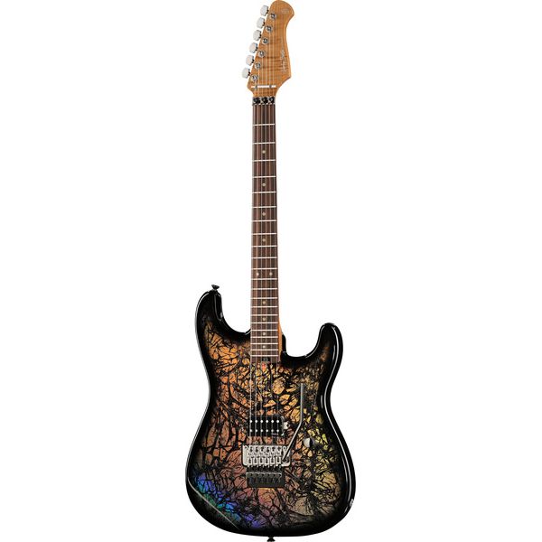 Test Harley Benton ST-80FR Holographic: guitare électrique polyvalente