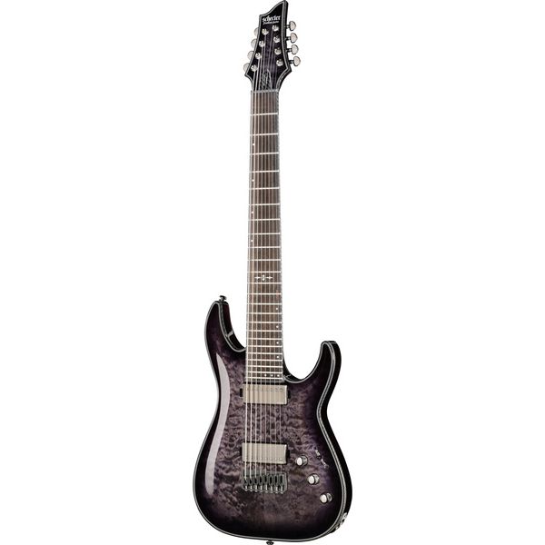 Test complet de la guitare Schecter Hellraiser Hybrid C-8 TBB 8 cordes