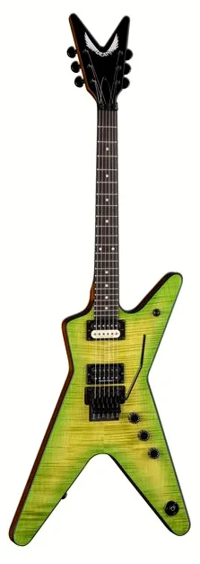 Dean Guitars ML 79 Fld Flame Top Dunc Slime