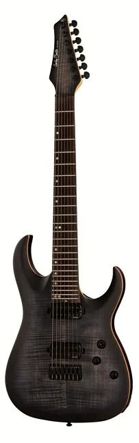 Harley Benton Amarok-7 BKNT Flame Burst